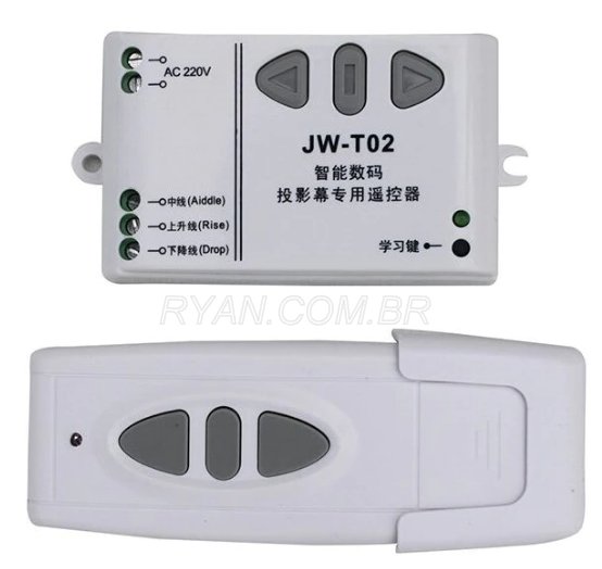 Por Dentro Do Controle Remoto Para Telas De Proje o JW T02 Quick Talk Por Dentro Do Controle Remoto Para Telas De Proje o JW T02 Quick Talk